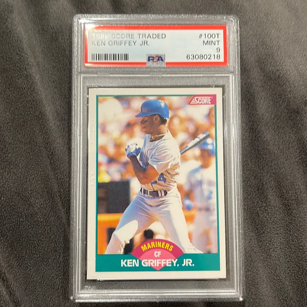 1989 score Ken Griffey Junior rookie PSA grade 9
